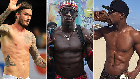 Ob Ex-Fußballstar David Beckham, Sprint-Weltrekordler Usain Bolt oder Box-Champion Floyd Mayweather: Sie alle begeistern mit ihren attraktiven Bauchmuskeln. Das sind die heißesten Sixpacks der Sportstars.