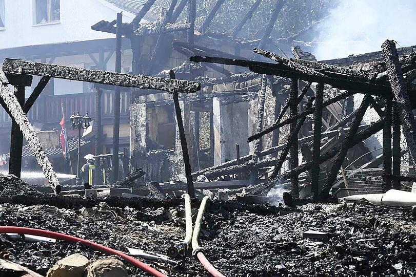 Durch den Brand im Freizeitpark bei Augsburg entstand ein Schaden in Millionenhöhe.