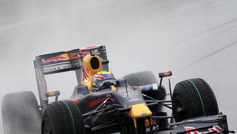 Siegt im Regen von Shanghai: Sebsatian Vettel. Siegt im Regen von Shanghai: Sebsatian Vettel.