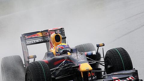 Siegt im Regen von Shanghai: Sebsatian Vettel.