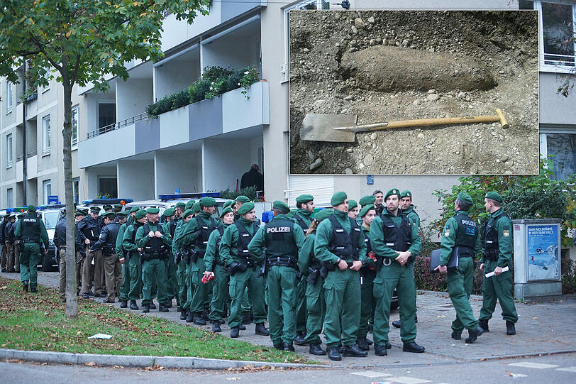 Bombe in Schwabing gefunden! Bilder vom Polizei-Einsatz!