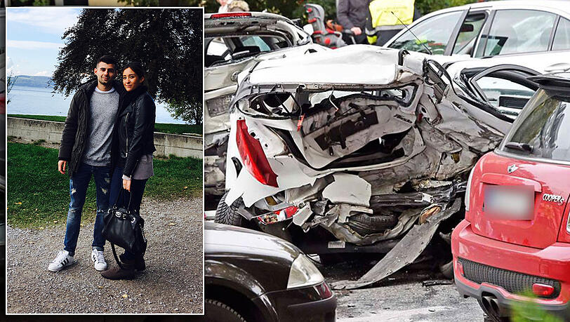 Die Wucht des Aufpralls ist so gewaltig, dass 15 Autos gegeneinander geschleudert werden. Ruza († 25) erleidet in ihrem weißen Fiesta tödliche Verletzungen. Im August wollten sie und ihr Verlobter Niko S. heiraten und eine Familie gründen. Die Wucht des Aufpralls ist so gewaltig, dass 15 Autos gegeneinander geschleudert werden. Ruza († 25) erleidet in ihrem weißen Fiesta tödliche Verletzungen. Im August wollten sie und ihr Verlobter Niko S. heiraten und eine Familie gründen.