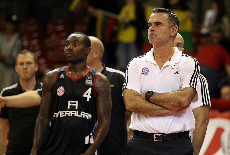 Aufbauspieler Tyrese Rice (links) und Trainer Dirk Bauermann.