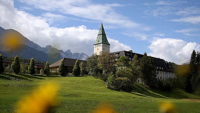 Die G7-Teilnehmer tagen im Schloss Elmau.