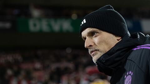 Münchens Trainer Thomas Tuchel vor dem Spiel.