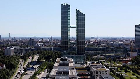 Die Highlight Towers in der Parkstadt Schwabing.