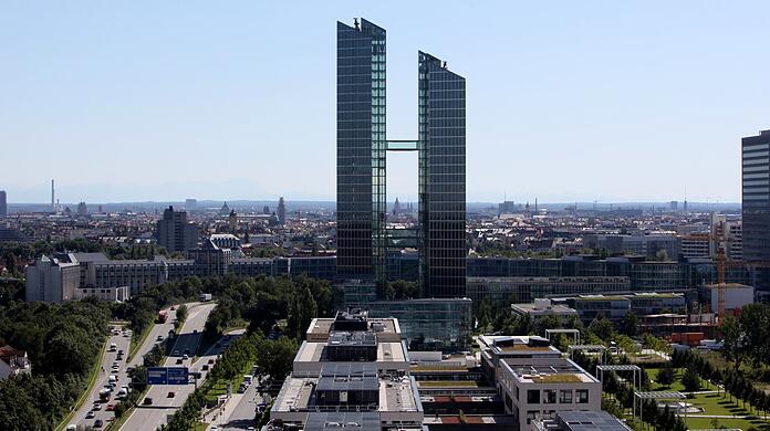 Die Highlight Towers in der Parkstadt Schwabing.