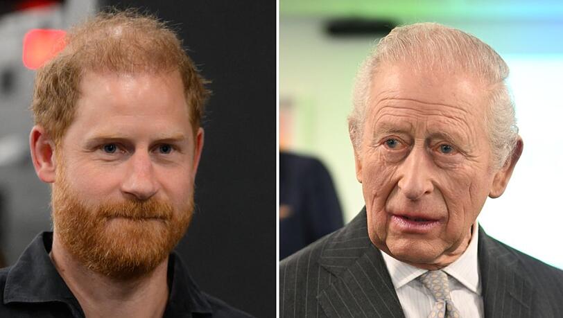 Dass dasselbe Aufenthaltsland noch lang kein Treffen bedeutet, haben Prinz Harry (li.) und sein Vater K&ouml;nig Charles schon oft bewiesen.