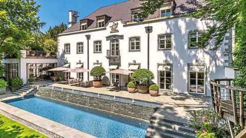 Die Villa im Münchner Herzogpark.