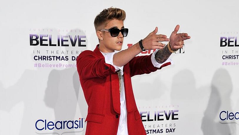 Nie um eine Angeber-Pose verlegen: Justin Bieber Nie um eine Angeber-Pose verlegen: Justin Bieber