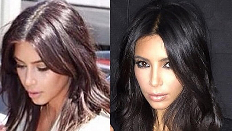 Kim Kardashian pflegt ihre Haarpracht besonders gut Kim Kardashian pflegt ihre Haarpracht besonders gut