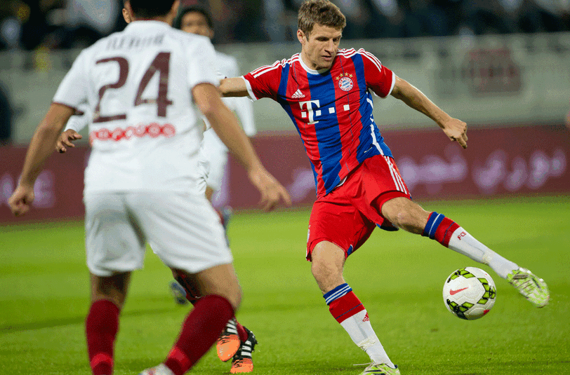 Testspiel des FC Bayern München gegen eine All-Star-Auswahl aus Katar - die Bilder.
