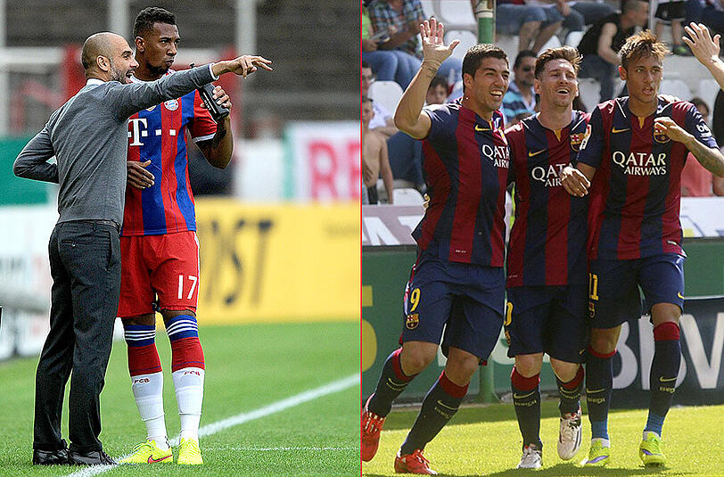 Erklärt, wie man den Traumsturm des FC Barcelona um Luis Suarez, Lionel Messi und Neymar stoppen kann: Bayerns Weltmeister Jérôme Boateng.