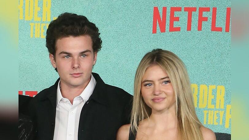 Leni Klum mit ihrem Freund Aris Rachevsky bei einer Filmpremiere im Oktober 2021.
