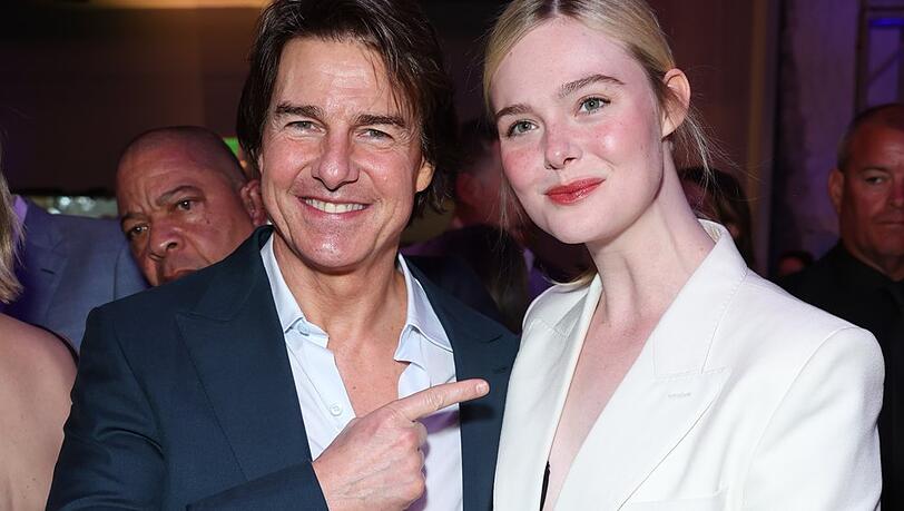 Tom Cruise und Elle Fanning bei den Saturn Awards in Los Angeles.
