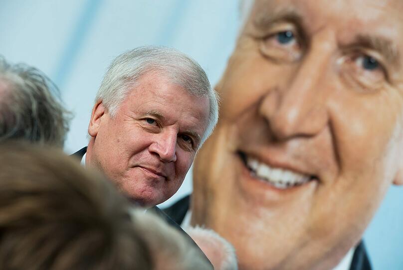 Horst Seehofer am Montag bei der CSU-Vorstandssitzung in München.