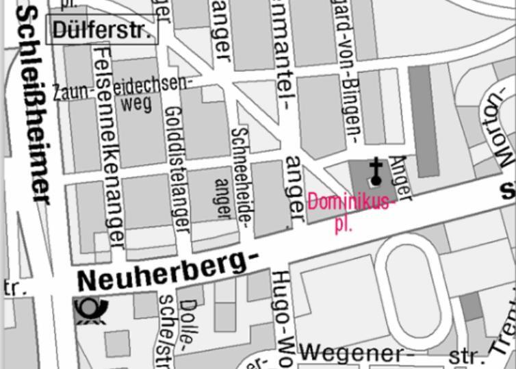 Hier liegt der Dominikusplatz.