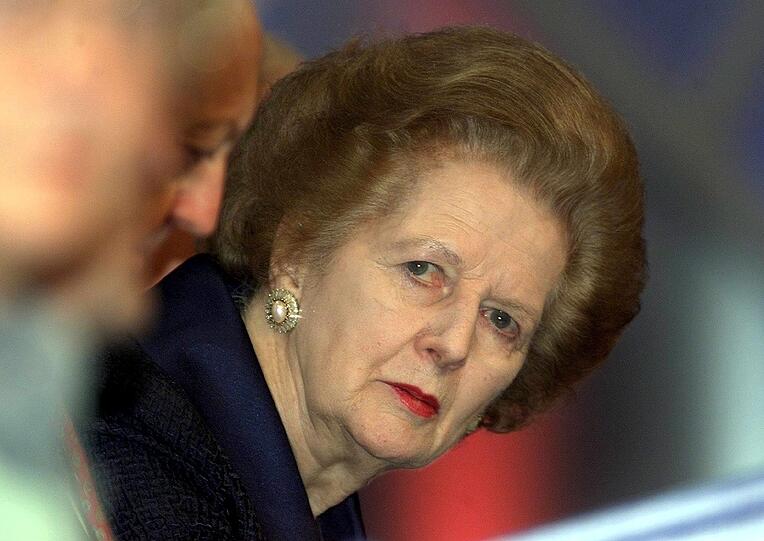 Mit großer Entschlossenheit vertrat Thatcher britische Interessen gegenüber der Europäischen Union.