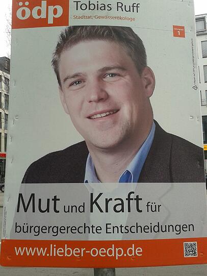 Tobias Ruff gehört zu den Kleinen im Stadtrat. Auch bei den großen Debatten ist er sehr engagiert und gut informiert dabei.
