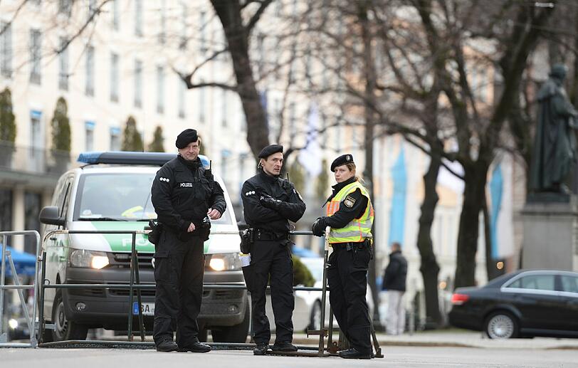 Wie jedes Jahr zur Sicherheitskonferenz verwandelt sich die Münchner Innenstadt zur Hochsicherheitszone.