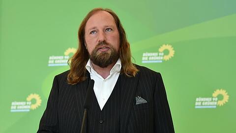Anton Hofreiter, Fraktionsvorsitzender von Bündnis 90/Die Grünen, spricht.