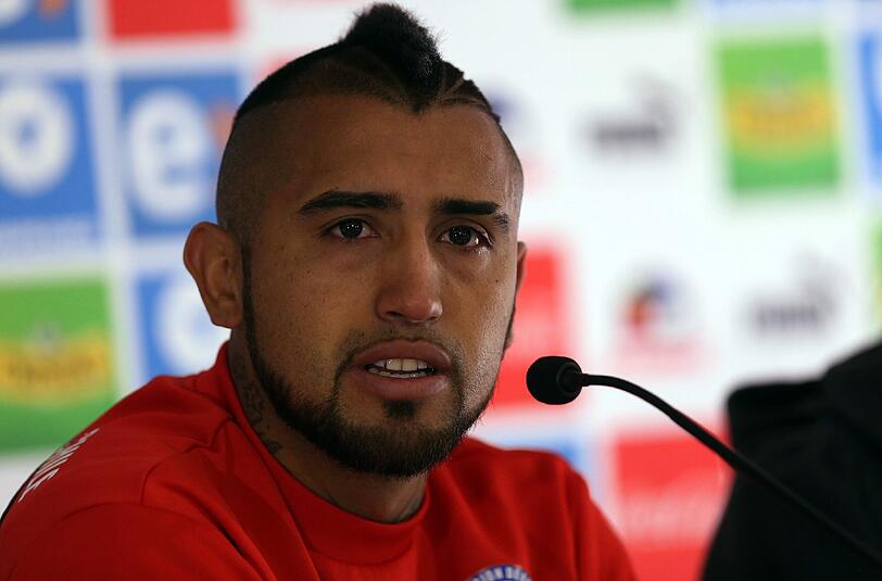 Arturo Vidal kam am Montag in München an.