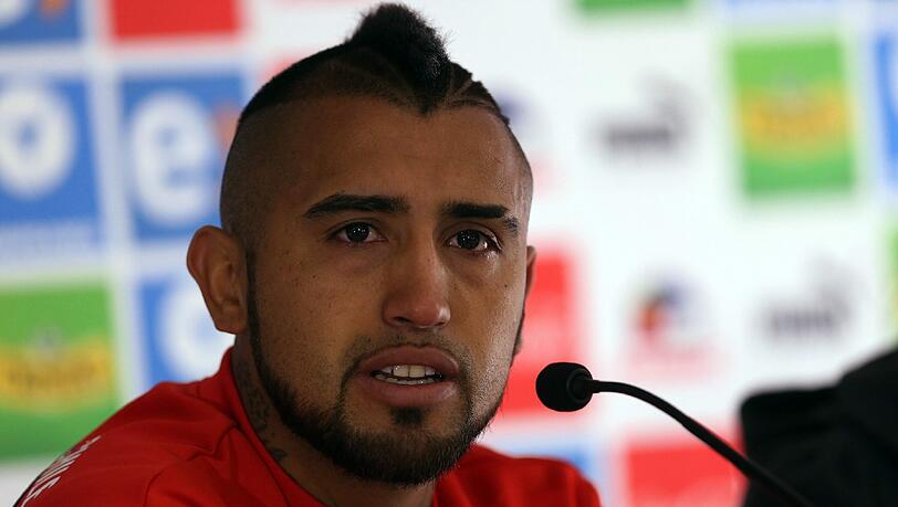 Arturo Vidal kam am Montag in München an. Arturo Vidal kam am Montag in München an.
