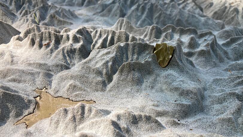 Auch die Zugspitze, als 3D-Druck aus Sand, ist im Alpenrelief am Alpinen Museum dargestellt. Auch die Zugspitze, als 3D-Druck aus Sand, ist im Alpenrelief am Alpinen Museum dargestellt.