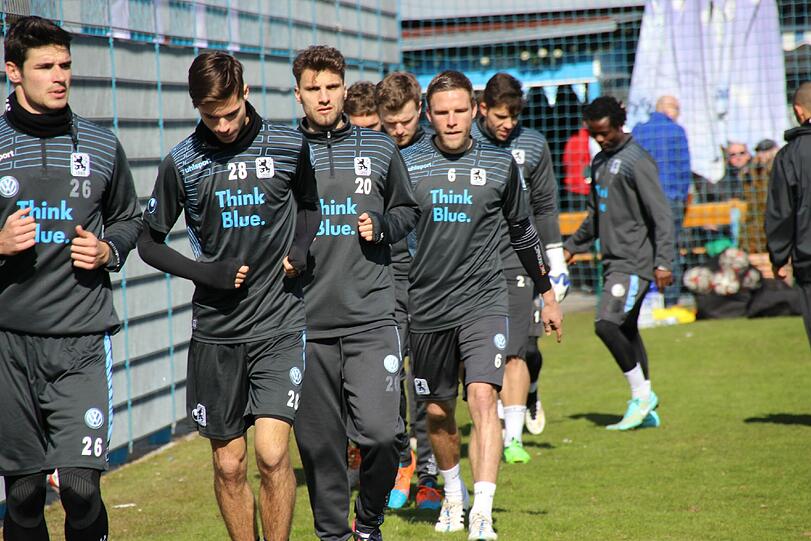 Die Bilder vom Abschlusstraining vor dem Heimspiel gegen den SV Sandhausen.