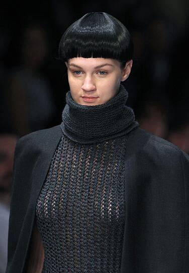 Busenblitzer bei der Fashion Week in Mexico City...