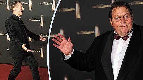 Oliver Pocher moderierte den deutschen Fernsehpreis, Ottfried Fischer bekam dort einen Ehrenpreis.