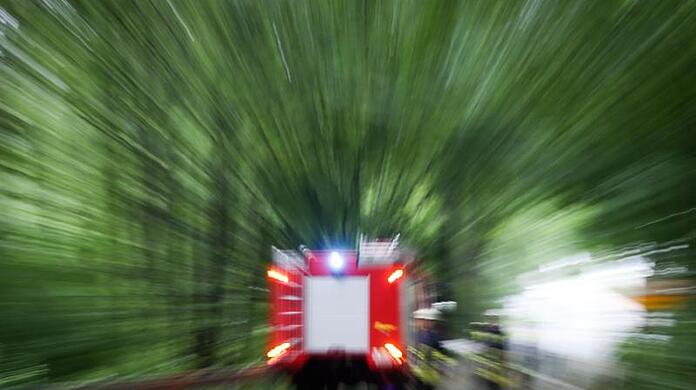 Ein Einsatzwagen der Feuerwehr.