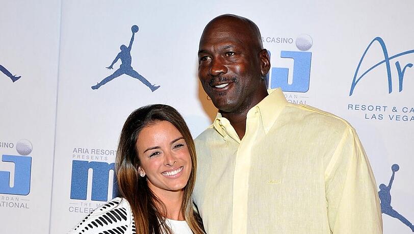 Michael Jordan und Yvette auf einer Gala im April 2013 Michael Jordan und Yvette auf einer Gala im April 2013