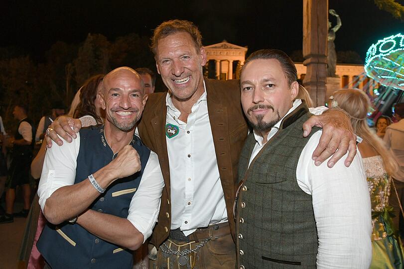 Peyman Amin, Ralf Moeller und Klemens Hallmann