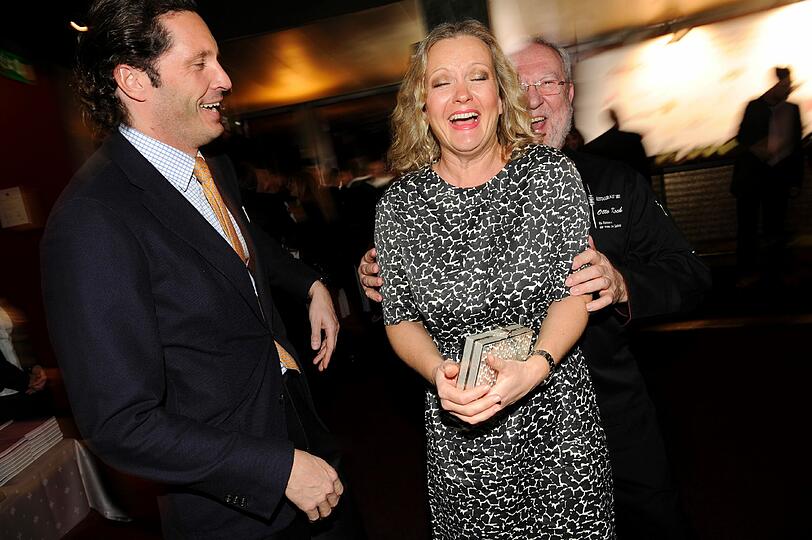 Alexander Nedelchev, Sabine Nedelchev und Otto Koch auf der 181 Trüffel-Küchenparty.