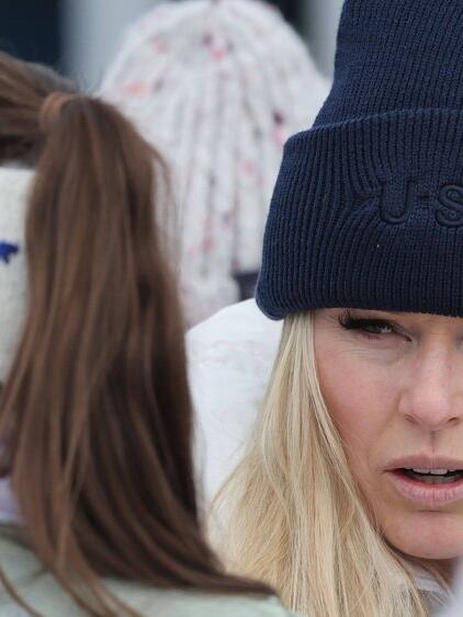 Lindsey Vonn sorgte f&uuml;r dramatische Szenen bei Olympia.