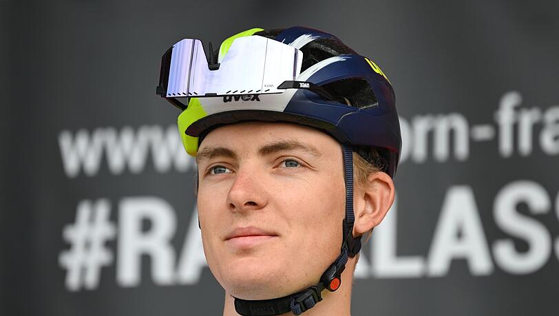 Georg Zimmermann vom Team Intermarché-Circus-Wanty bei der Fahrervorstellung.