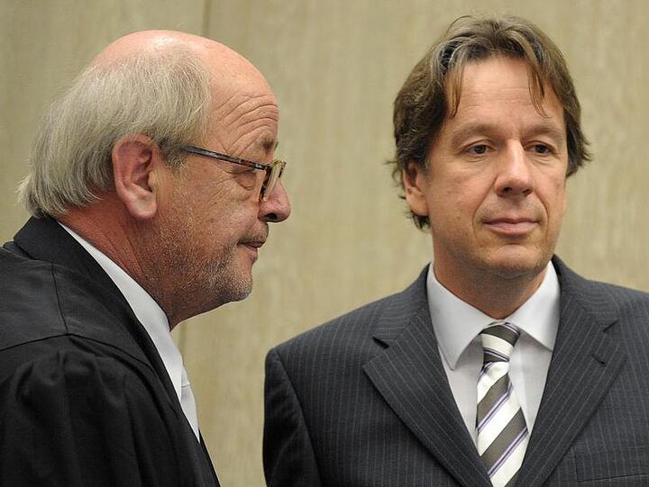Kachelmann (l.) mit Reinhard Birkenstock.
