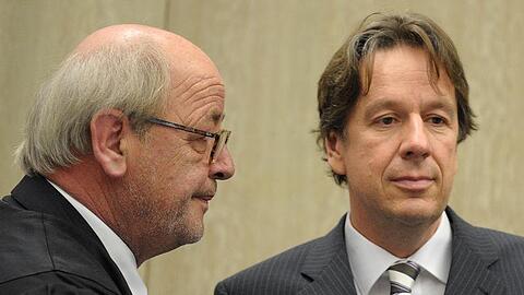Kachelmann (l.) mit Reinhard Birkenstock.