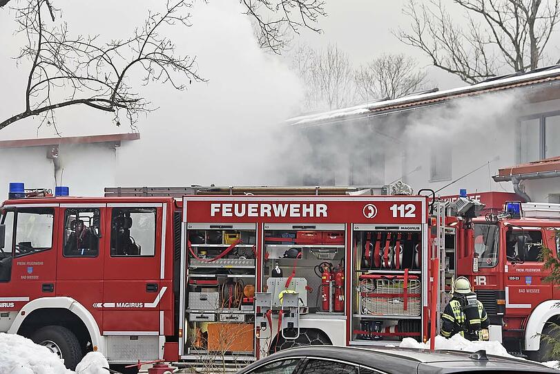 Die Bilder vom Feuerwehreinsatz nach der Explosion in Bad Wiessee.