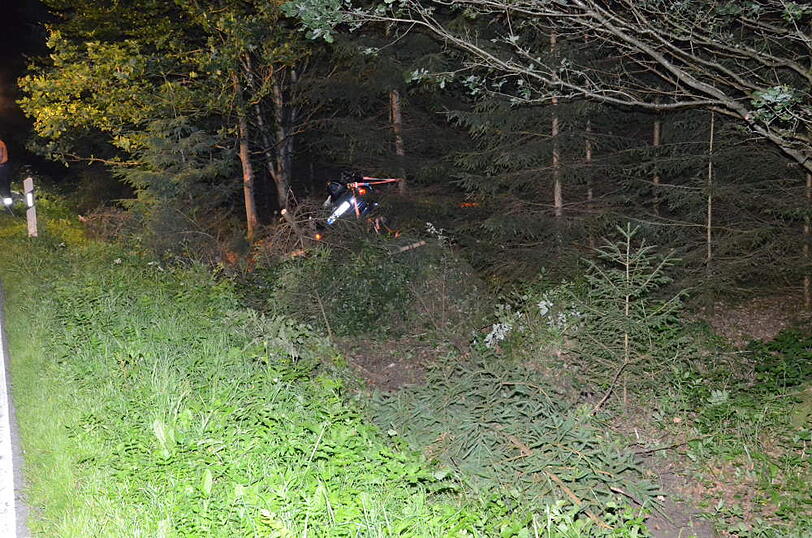 Tödlicher Unfall bei Mühldorf am Inn - die Bilder