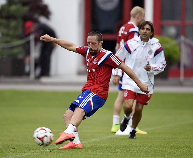 Bilder vom Bayern-Training!