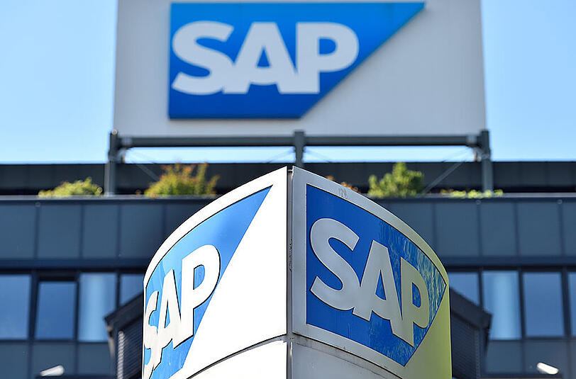 Das Hauptgebäude des Softwarekonzerns SAP in Walldorf.