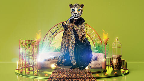 Cassandra Steen traute sich als Leopardin auf die Bühne von "The Masked Singer" 2021