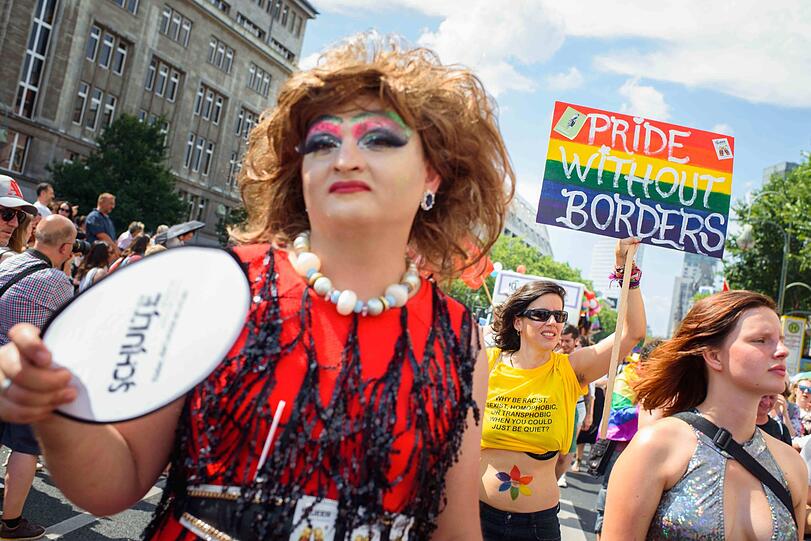 Parade zum Christopher Street Day in Berlin