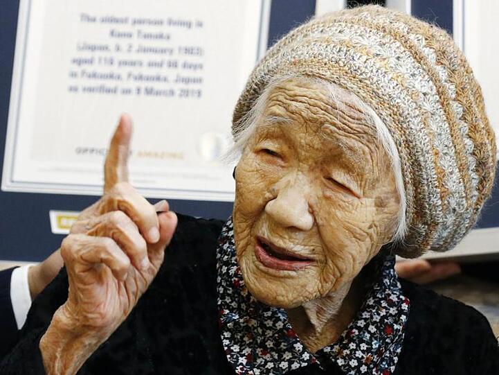 Die 116-jährige Japanerin Kane Tanaka trägt derzeit den Titel als ältester Mensch der Welt.