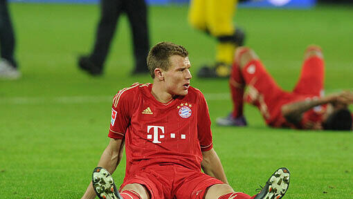 Am Boden: Holger Badstuber. Am Boden: Holger Badstuber.