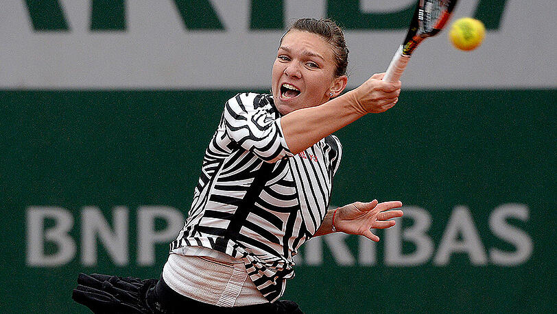 Simona Halep scheitert im Achtelfinale an Sam Stosur. Simona Halep scheitert im Achtelfinale an Sam Stosur.