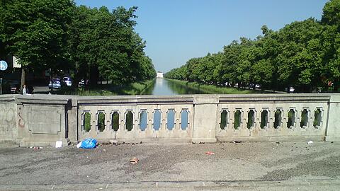 Die Gerner Brücke am Nymphenburger Schlosskanal. (Archivbild)