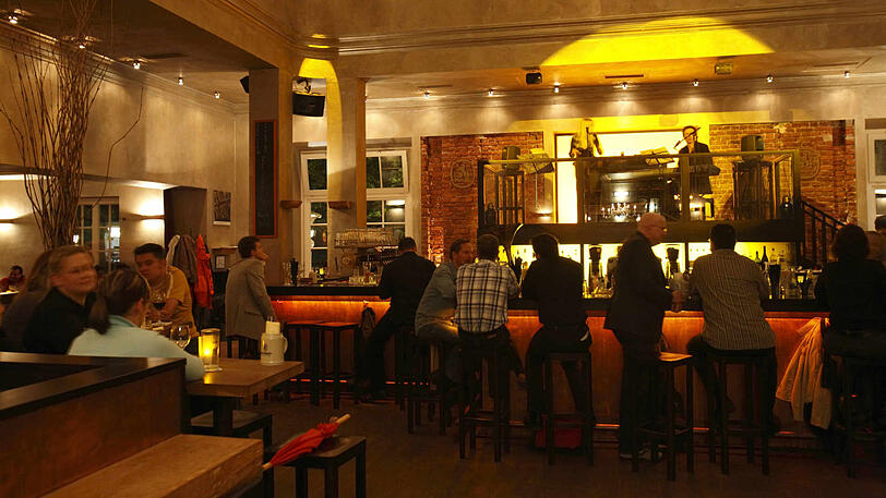 Ein Blick ins Park Café. Das Lokal bleibt vorerst geschlossen. (Archivbild)